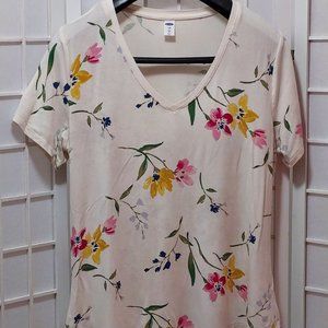 Old Navy Luxe Floral t-shirt
